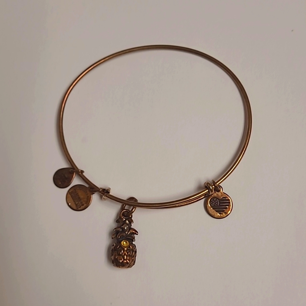Alex and Ani pineapple bracelet